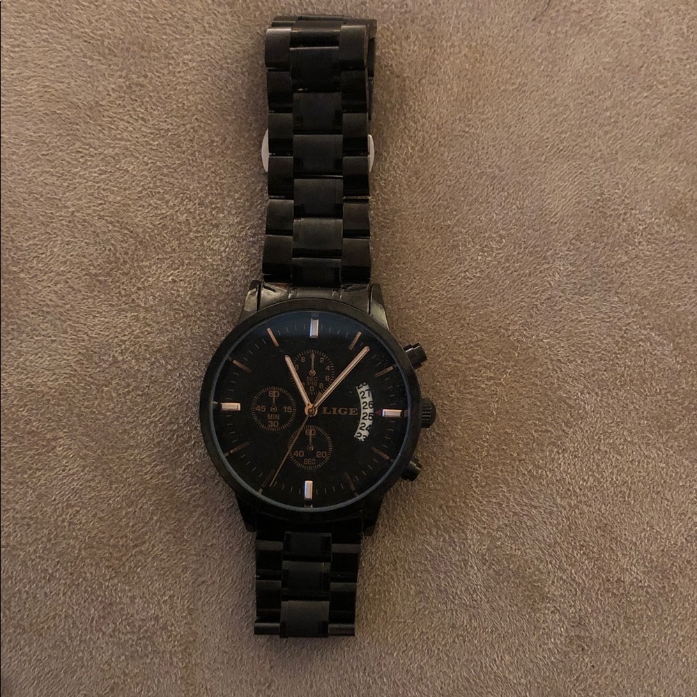 Black Analog Watch